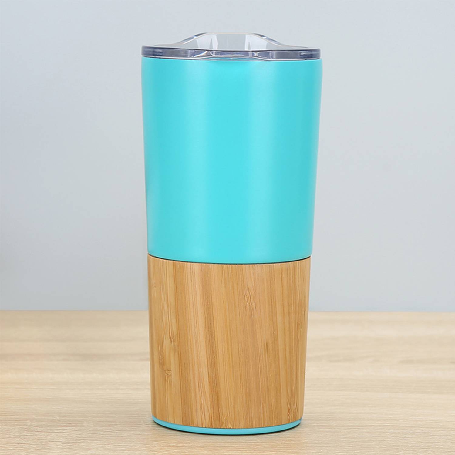 20 OZ Creative Vacuum-Sealed Bambo & Metal Shell Car Tumbler 5