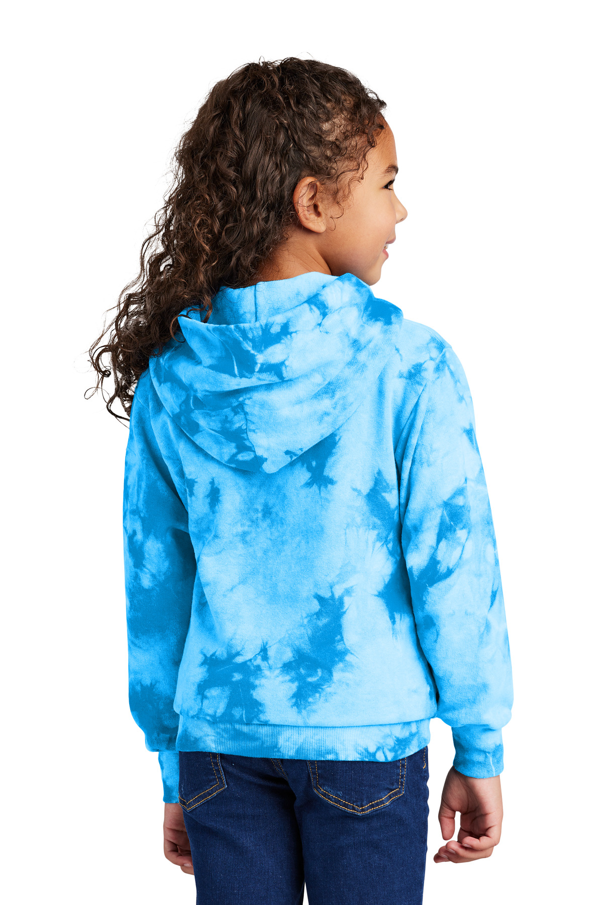 Port & Co Youth Crystal Tie-Dye Pullover Hoodie PC144Y 16