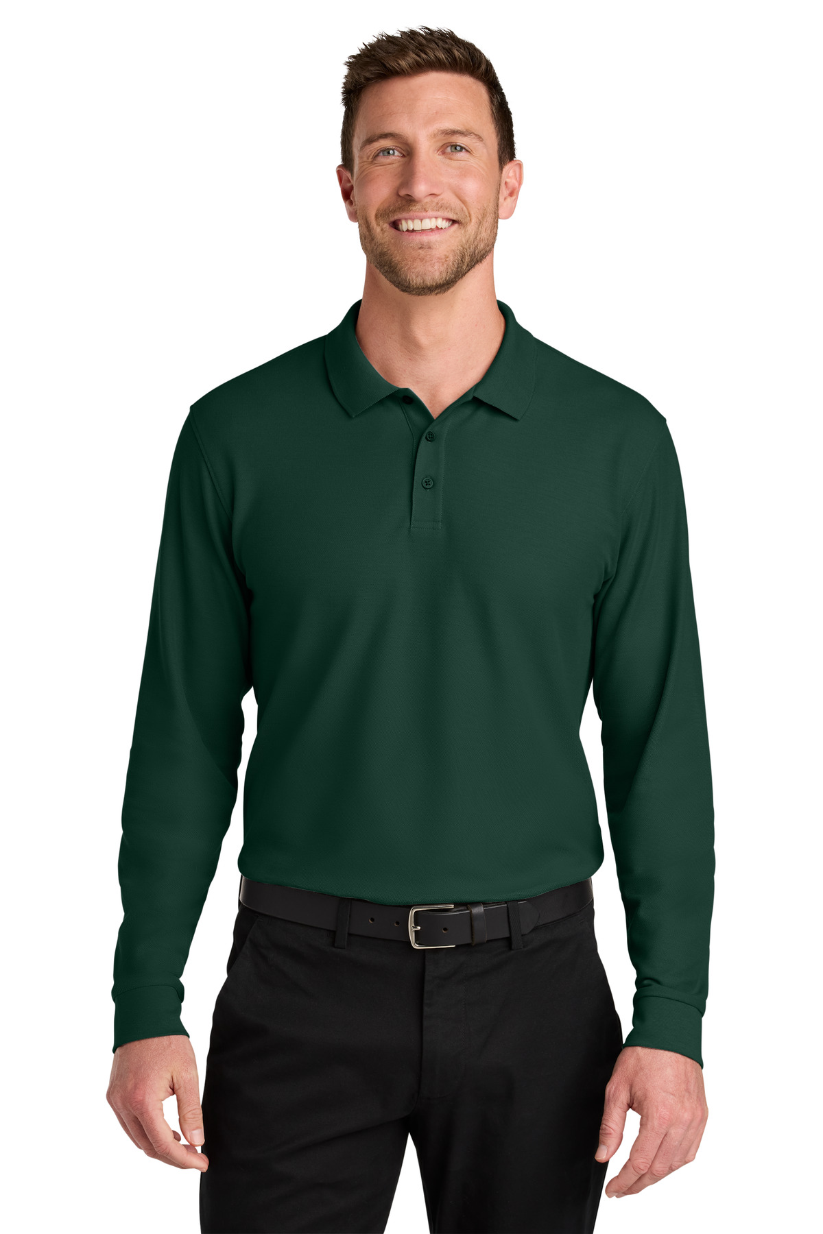 Port Authority Wearever Signature Pique Long Sleeve Polo K200LS 46