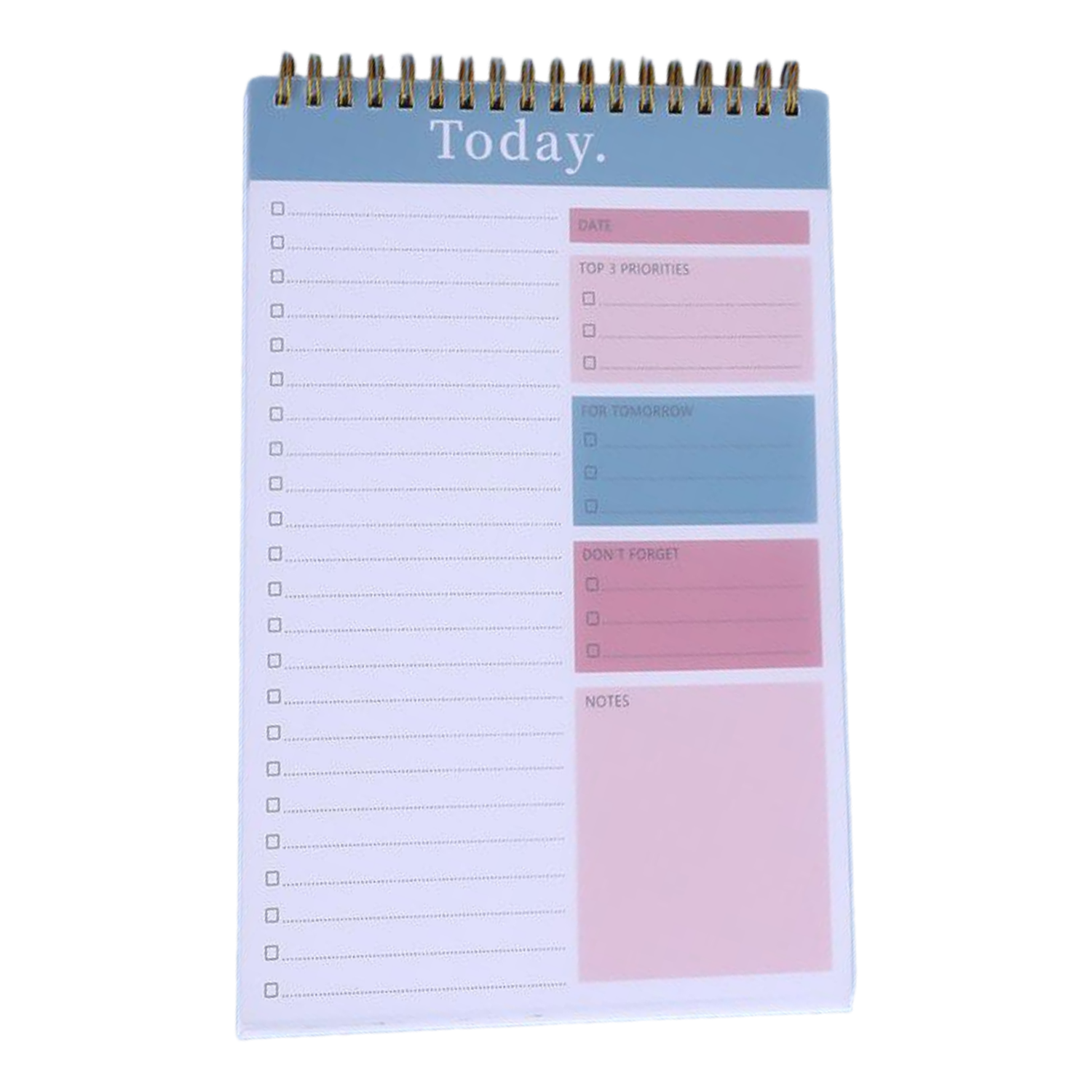 52 Sheets B5 Spiral Weekly Planner Notebook 5
