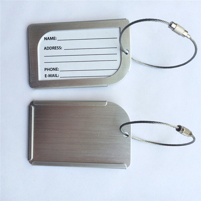Metal Slider Luggage Tags 5