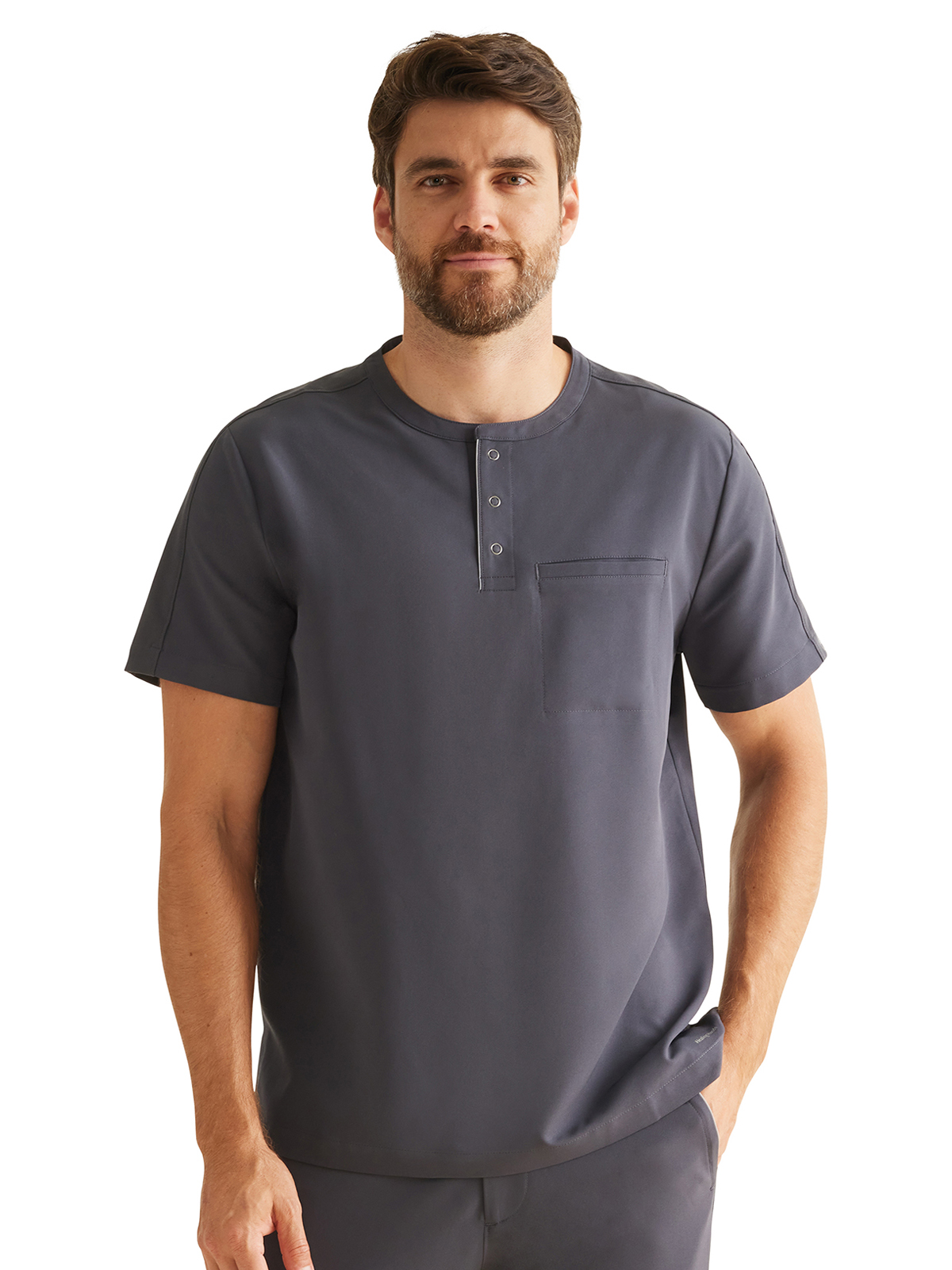 Healing Hands - 360 - Men's 1-Pocket Shane Mandarin Collar Top
