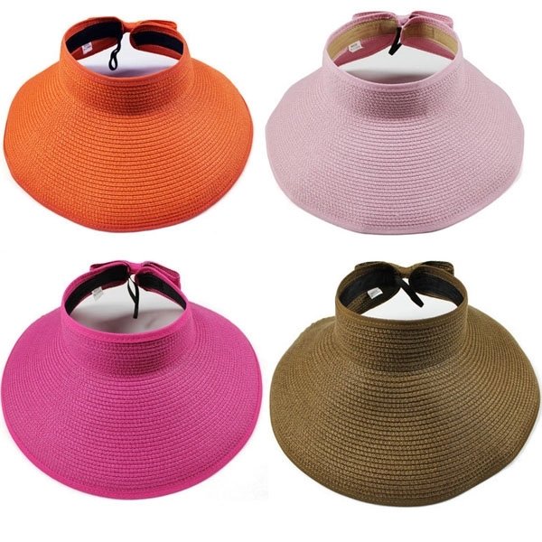 Foldable Roll Up Beach Straw Hat 5
