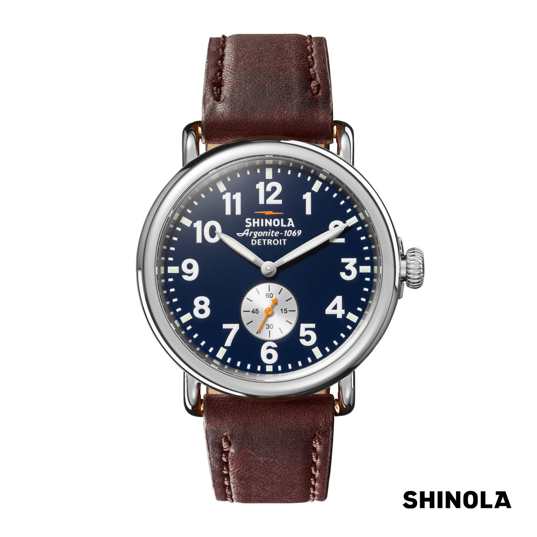 Shinola® Runwell Watch - Midnight Blue/Cattail 21