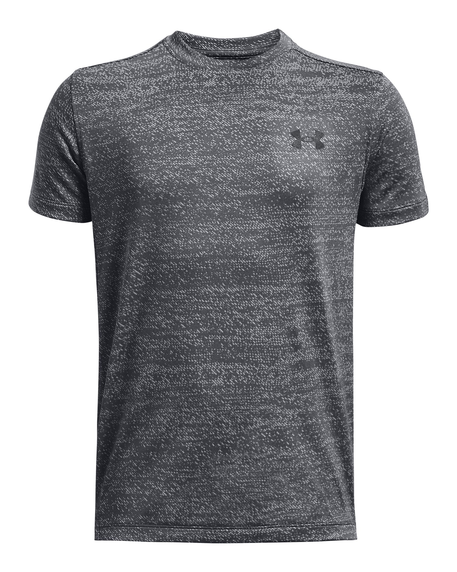 UA Tech Vent Jacquard Boys' Short Sleeve 4