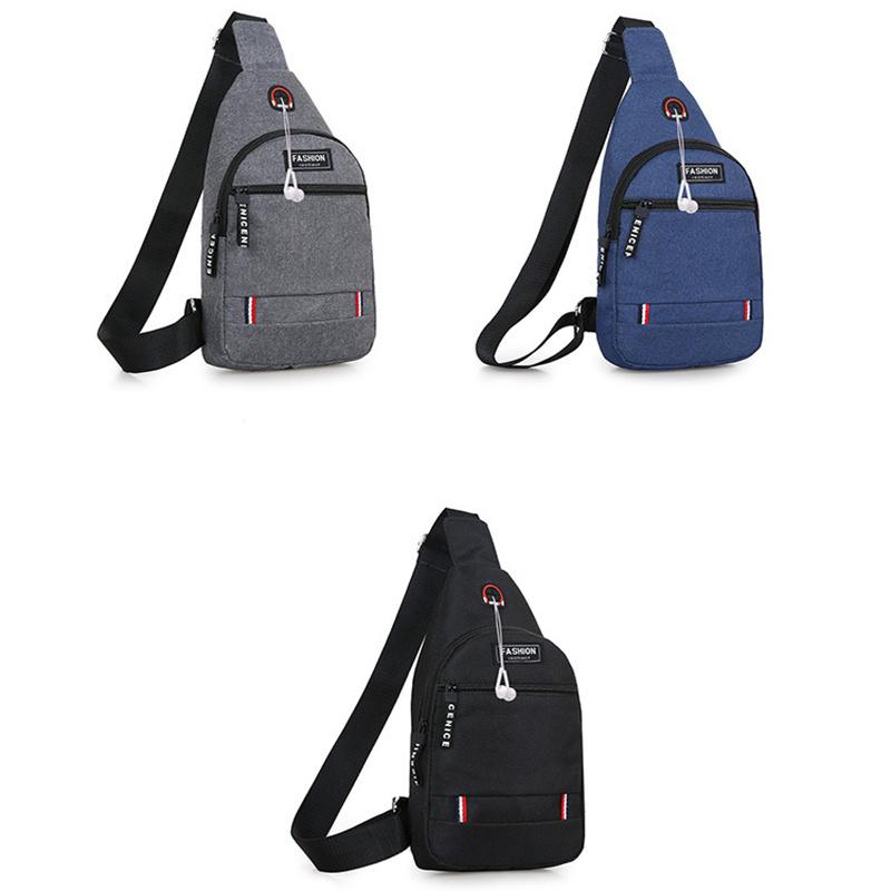 Sling Bag Travel Outdoors W/Earphone Hole 2