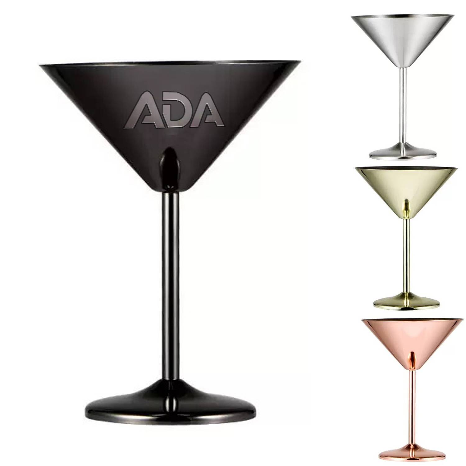 7oz Stainless Steel Cocktail Glass 2