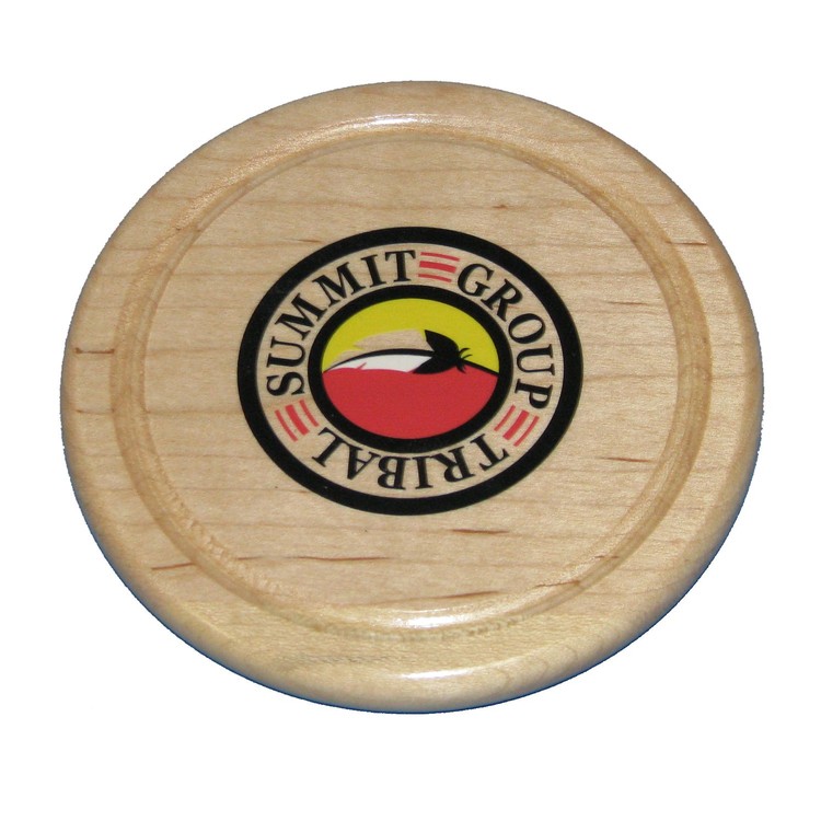 Round Wood Coaster 8
