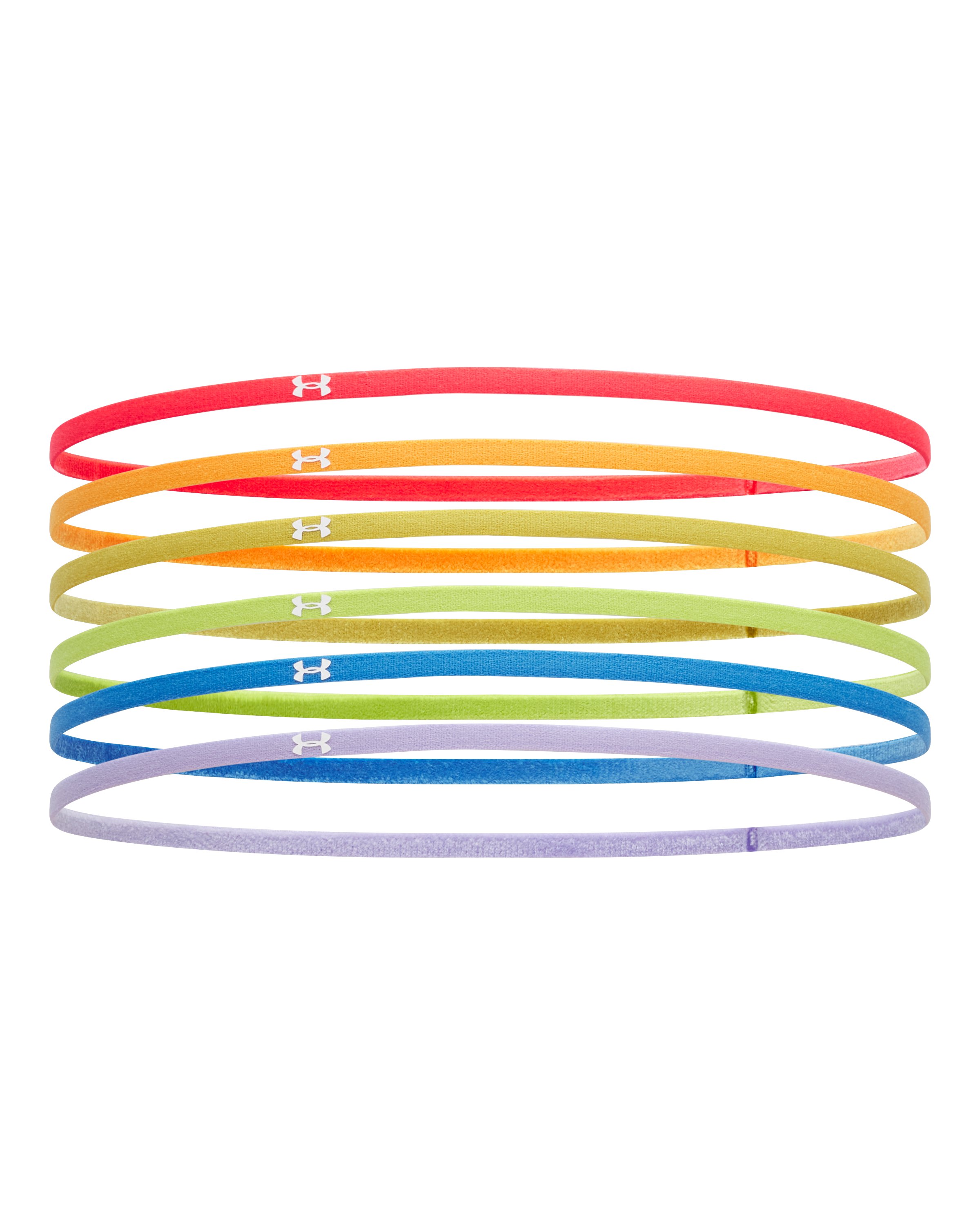 UA Mini Elastic Women's 6-Pack Headbands 4