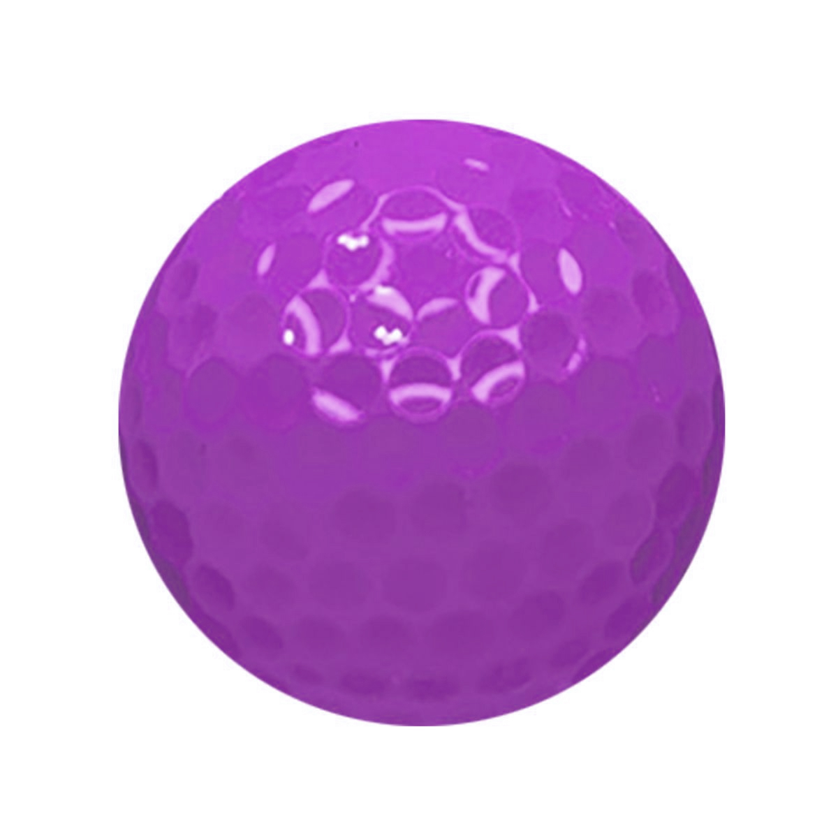 3-Colored Golf Balls Tube w/Poker Chip 2