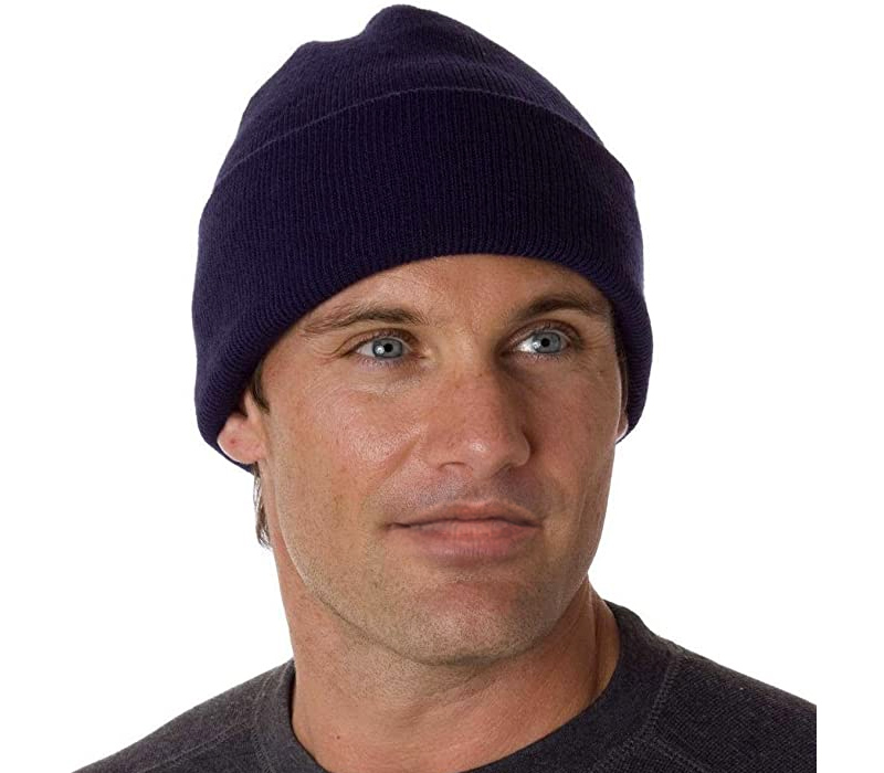 Colorful Cuffed Knitted Acrylic Beanie 6