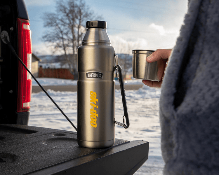 40 oz. Thermos® Stainless King™ Stainless Steel Beverage Bottle, custom water bottle with logo imprint 16