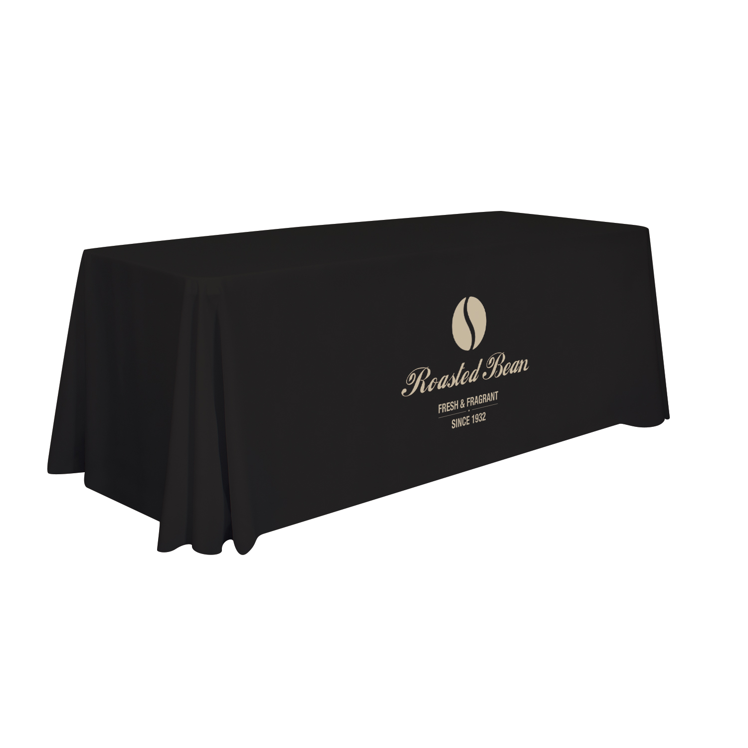 6' Stain-Resistant 3-Sided Table Throw (Full-Color Imprint, One Location) 7