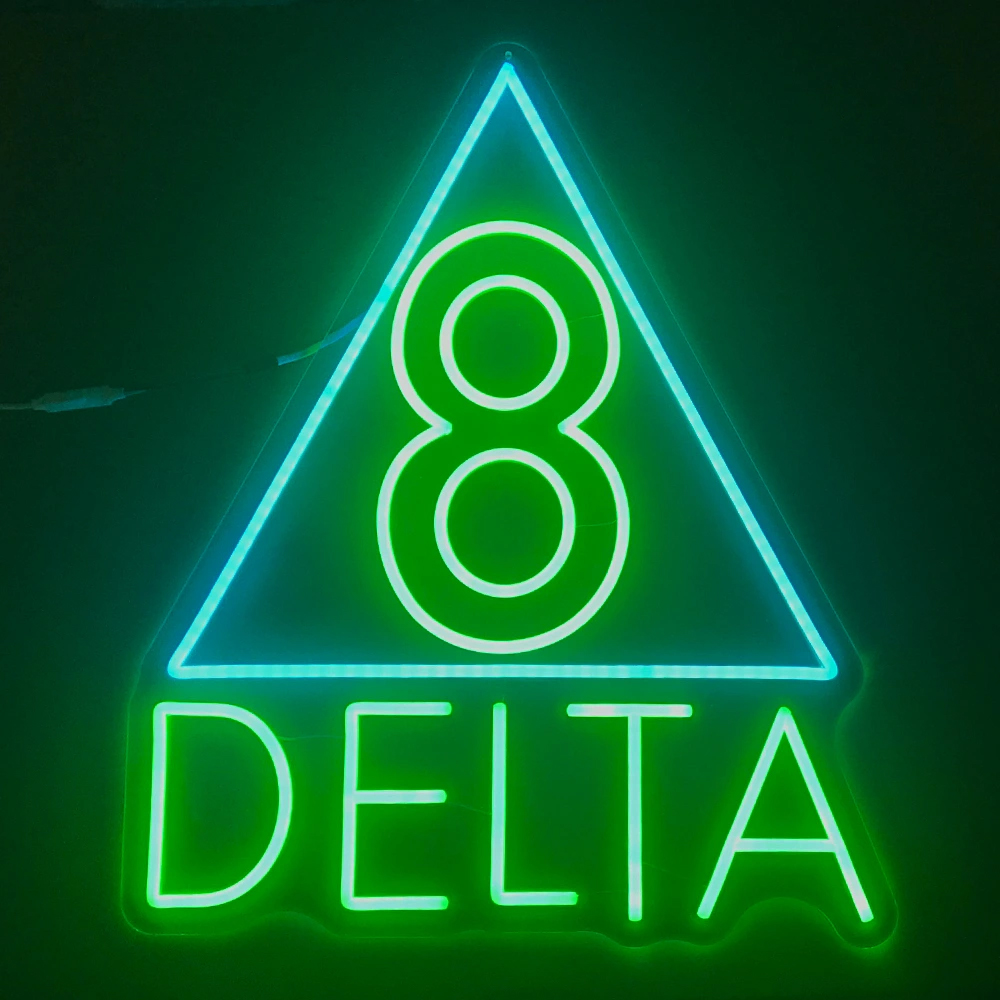 NeonBender Multicolor Custom Neon Sign with Acrylic Backing 11