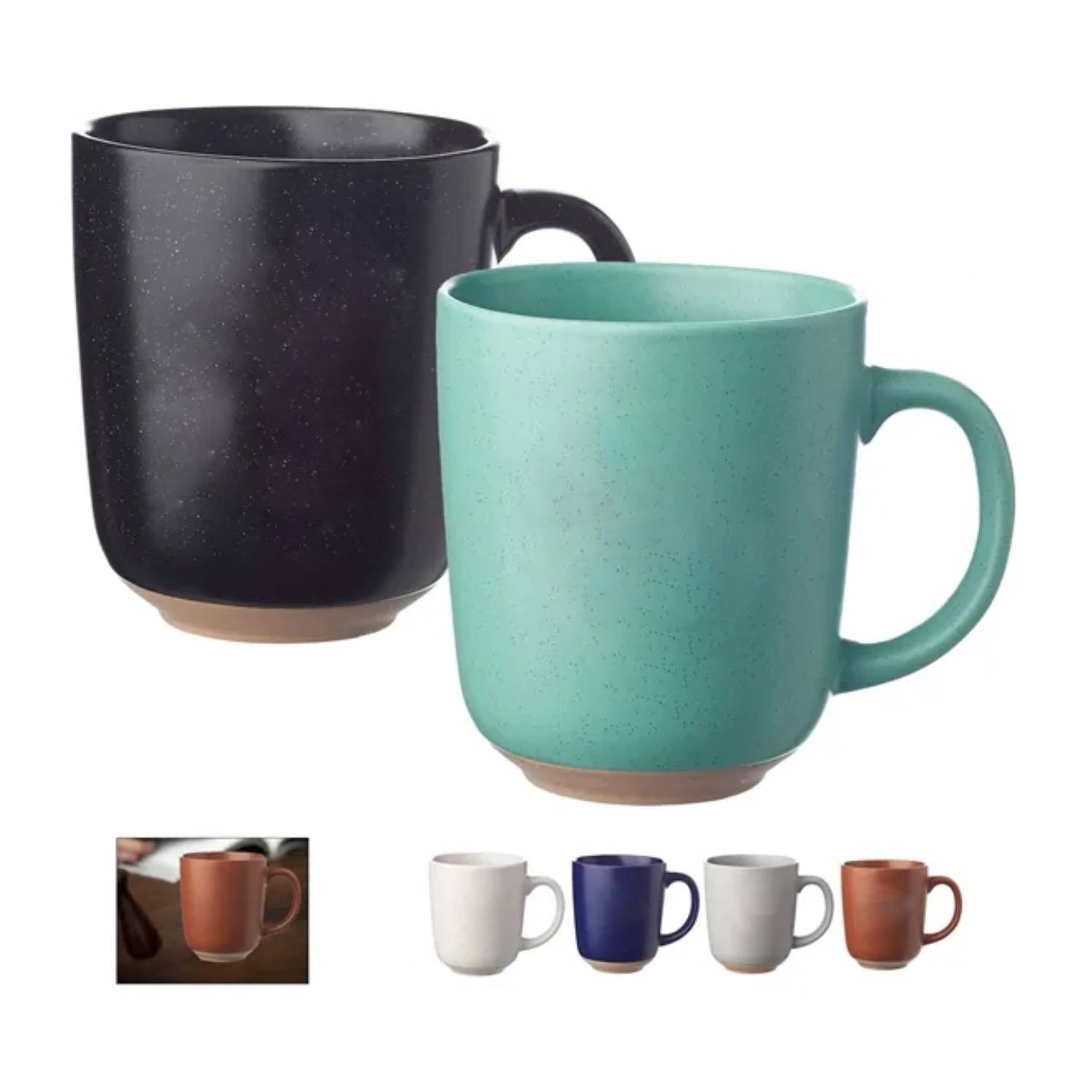 Coastal Clay Bistro Mug, 17 oz. 7