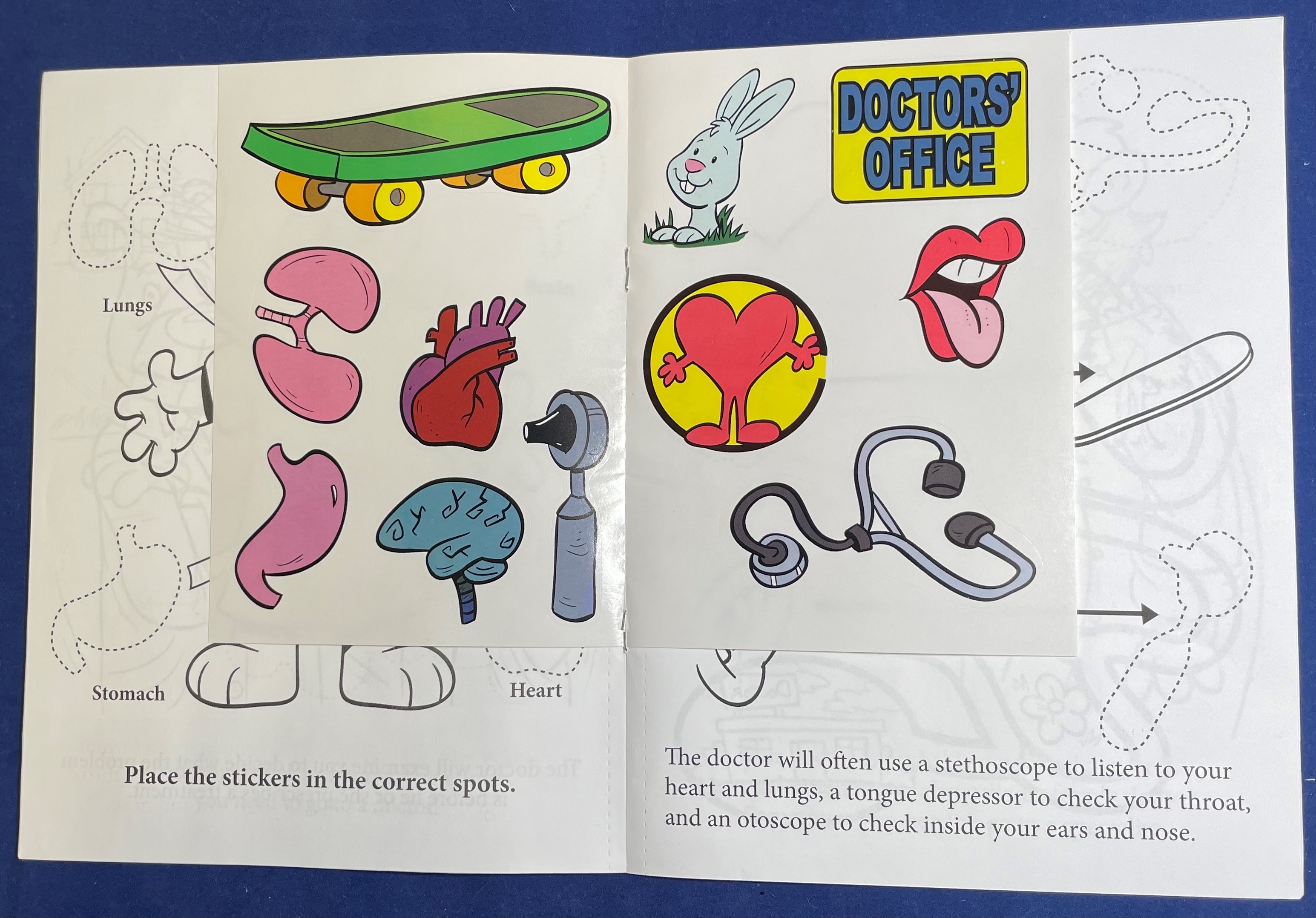 STICKER BOOK - A Visit to the Doctor's Office Sticker Book 3