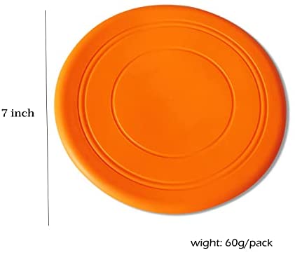 Silicone 7 Inches Flying Disc Outdoor Toy 7