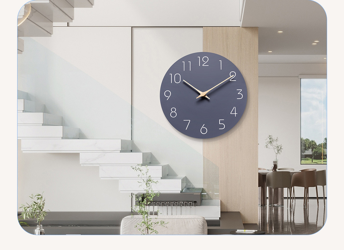 Decorative Battery Operated Wall Clocks 10 Inch 6