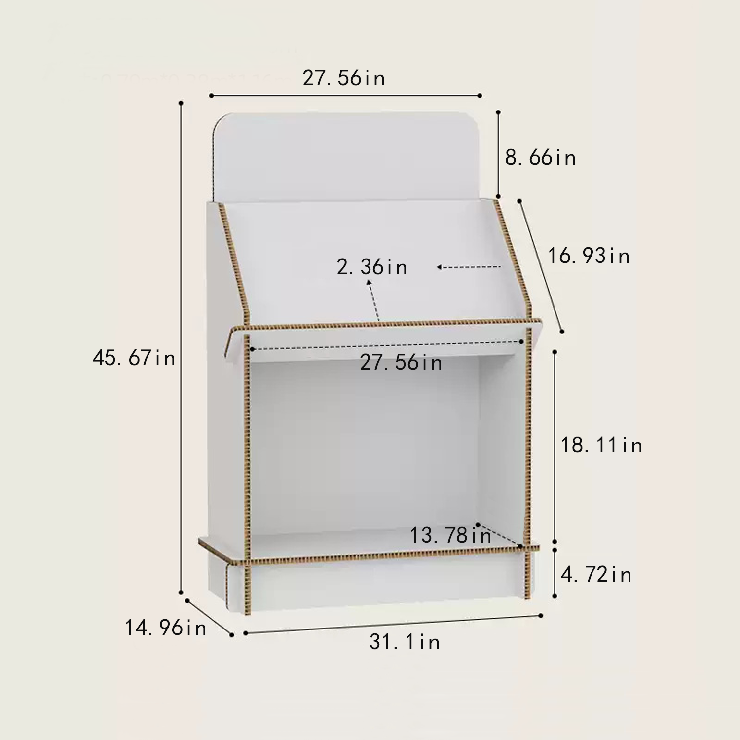 Cardboard Display Rack 9