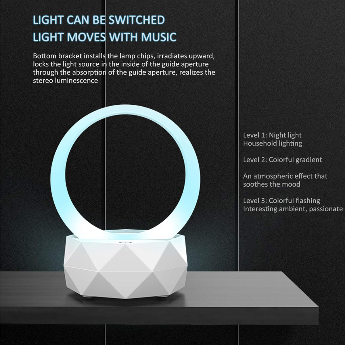3D LED Night Light Wireless Speaker 2