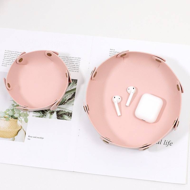 Snap-on folding circular storage 8