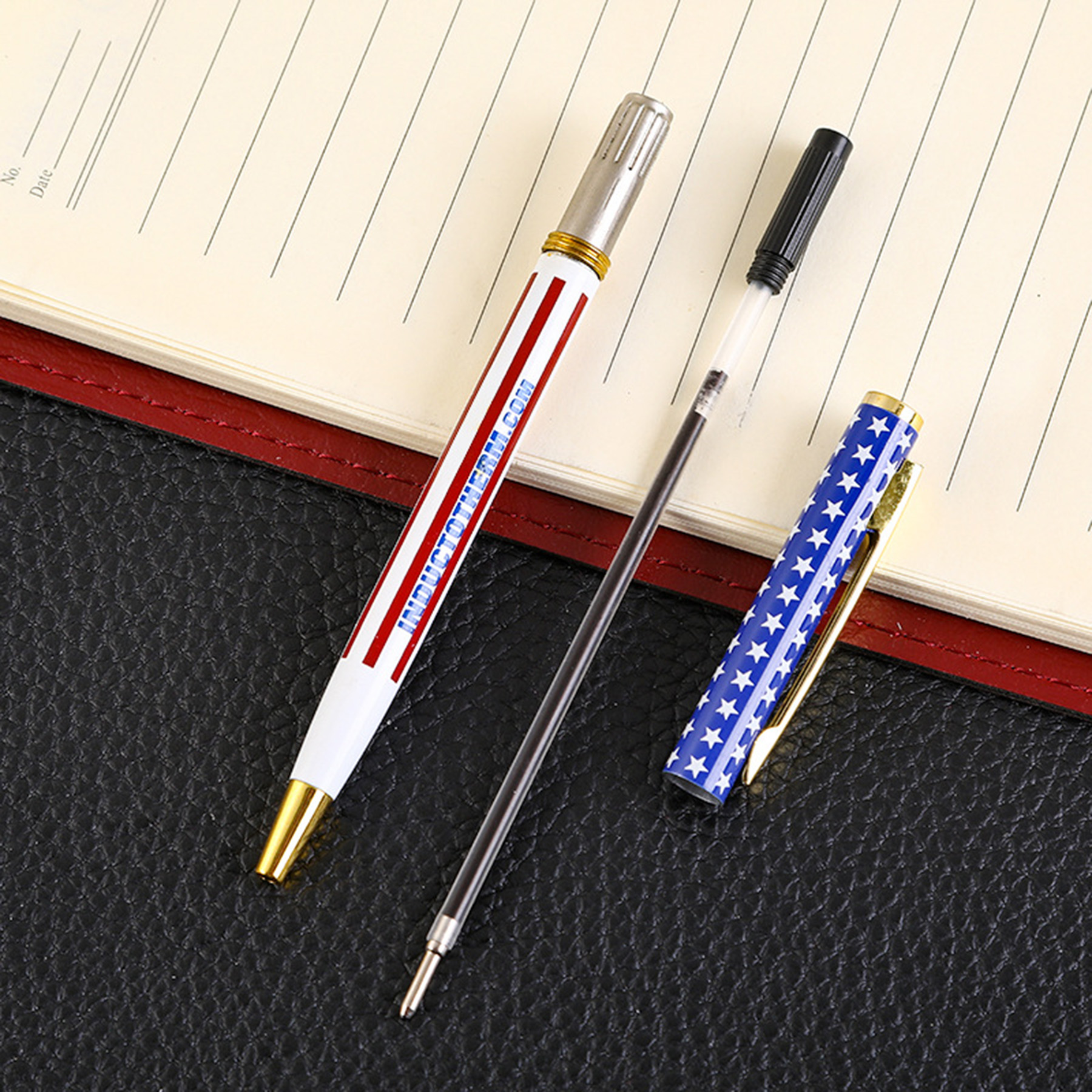 Metal Patriotic Twister Ballpoint Pen 4