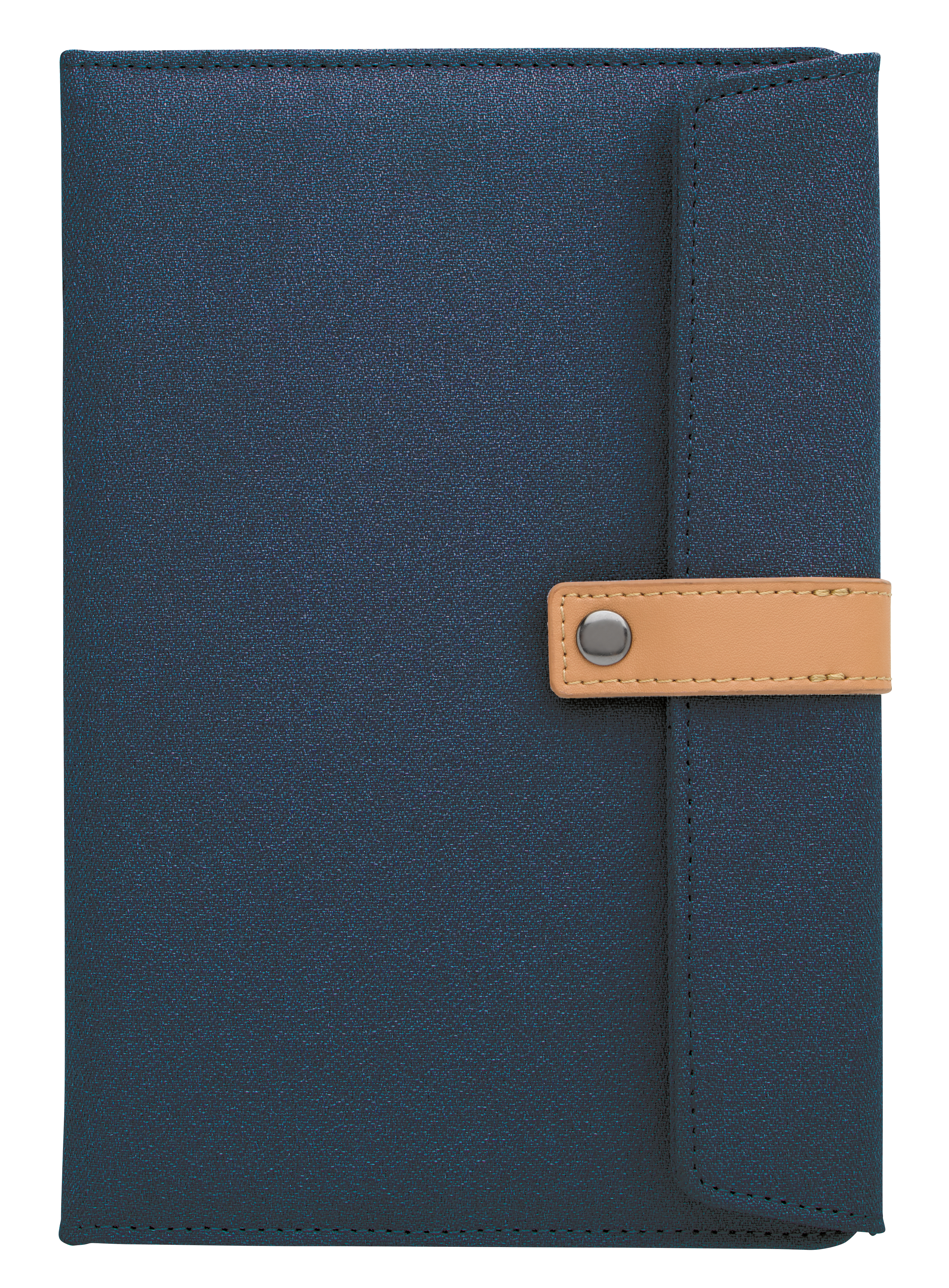 Good Value™ Two-Tone Journal with Leather Closure 13