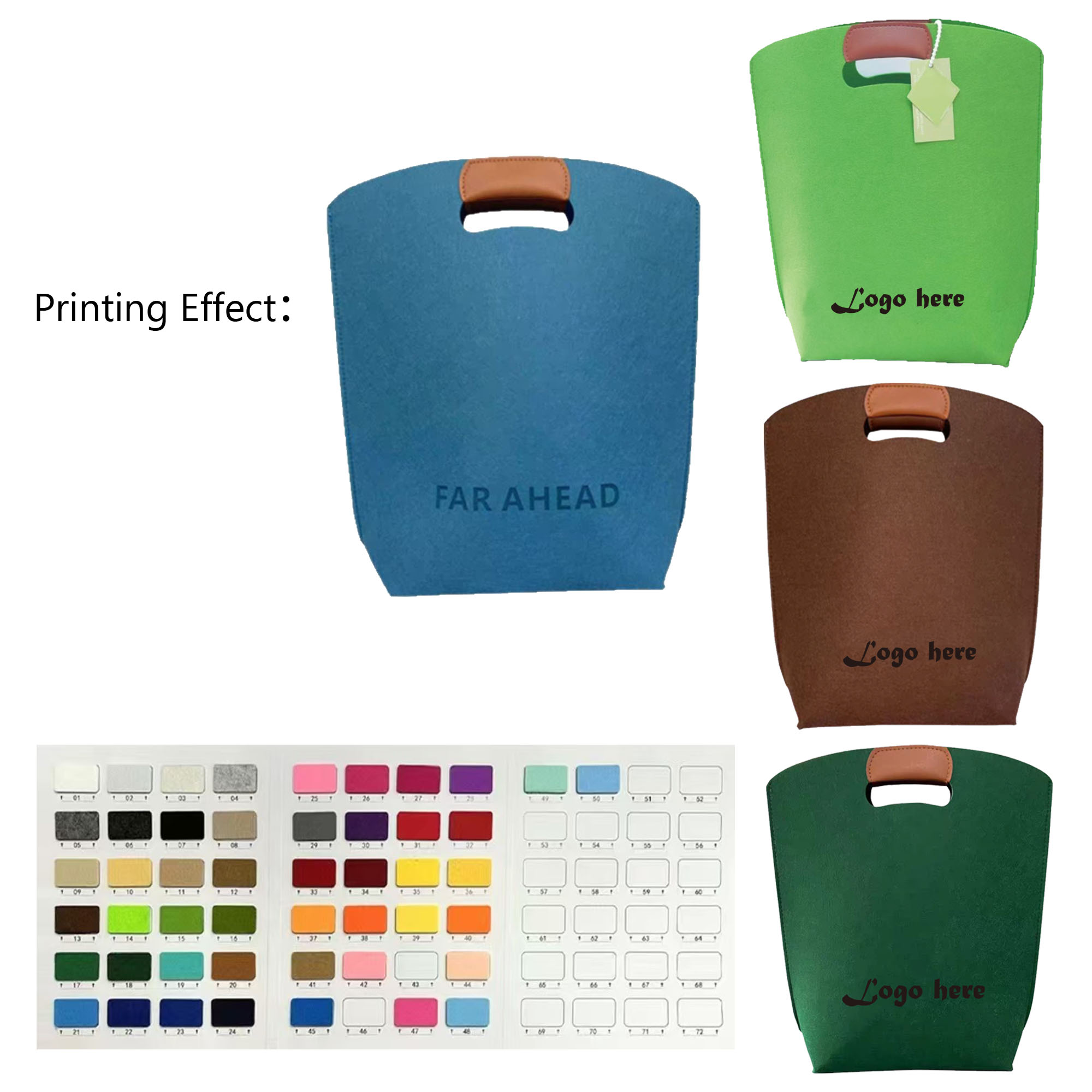 Felt Hand-Held Gift Bag 3