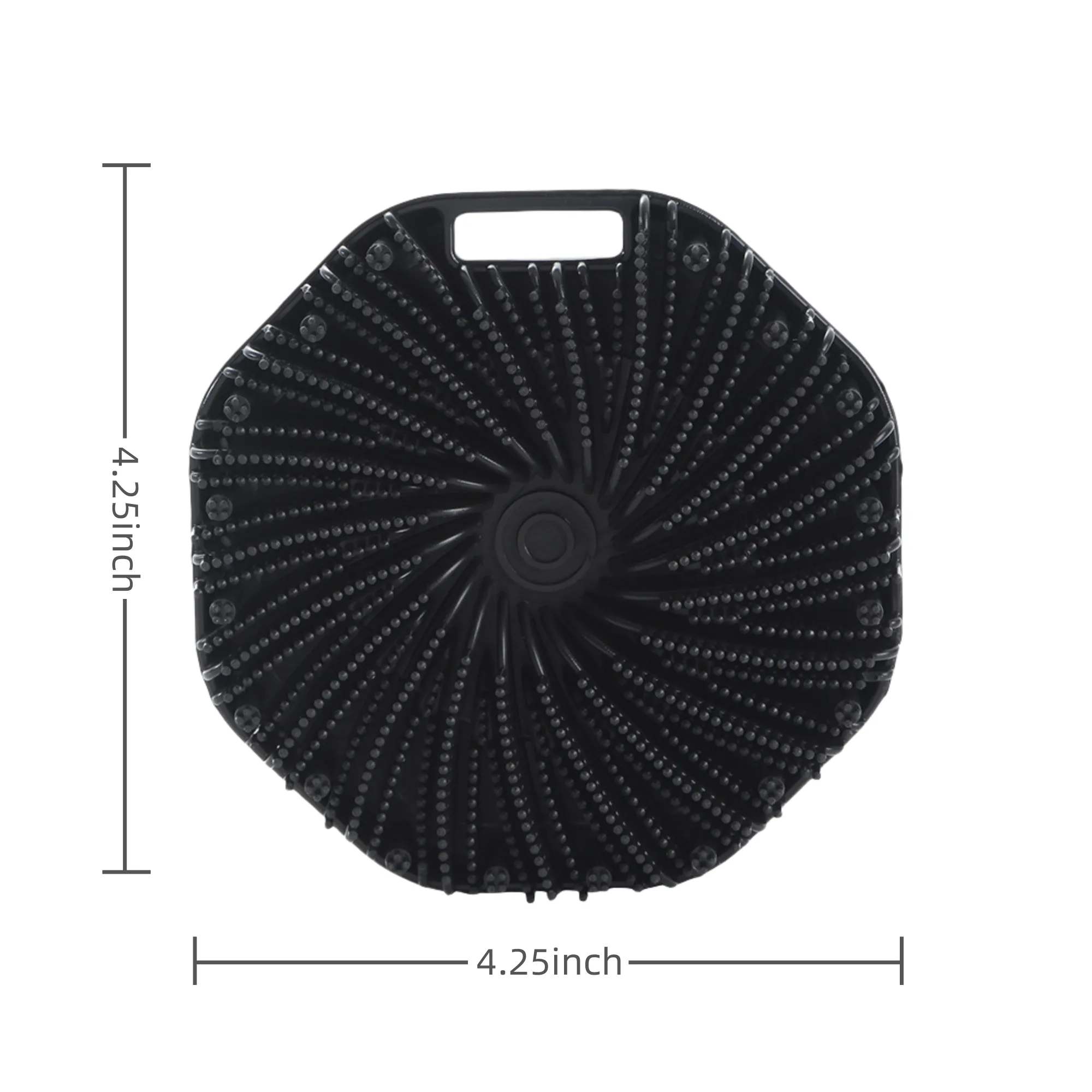 Polygonal Gentle Silicone Bath Brush 2