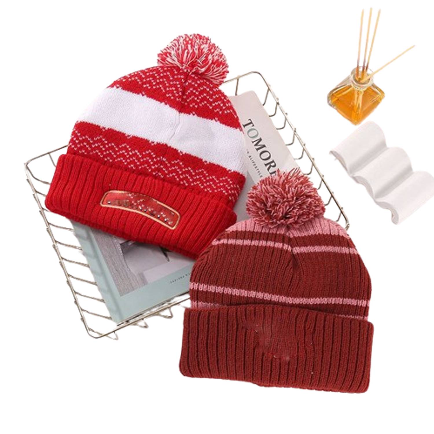 Thick Ribbed Winter Wool Knit Cap 5