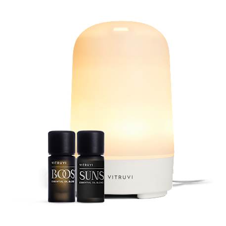 Vitruvi Glow Diffuser and Essential Oil Bundle Set 32