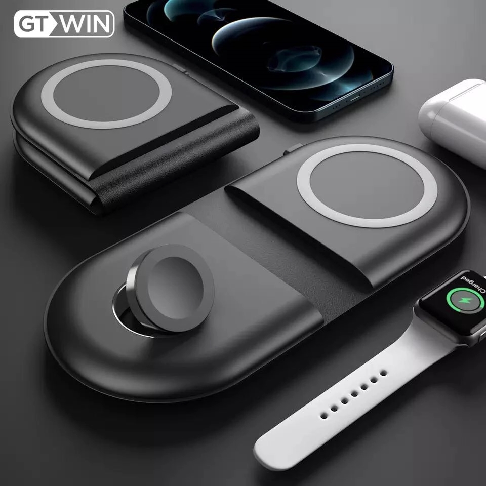 2 In 1 Foldable Wireless Charger Station 5
