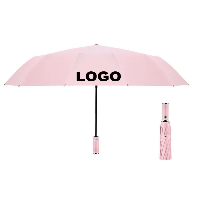Custom Auto Open & Close umbrella with led light 3