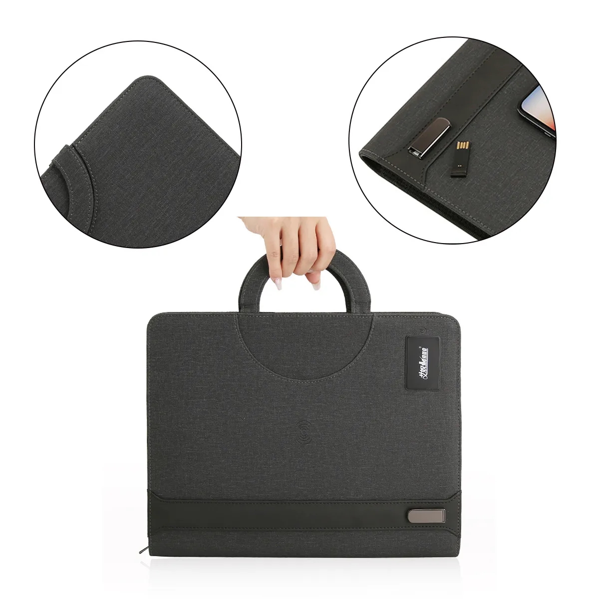 A4 Executive Portfolio With Power Bank & Clipboard 3