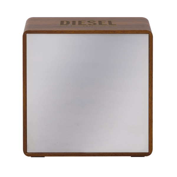 Orbit Wood Grain Mirror Light-Up Speaker 86