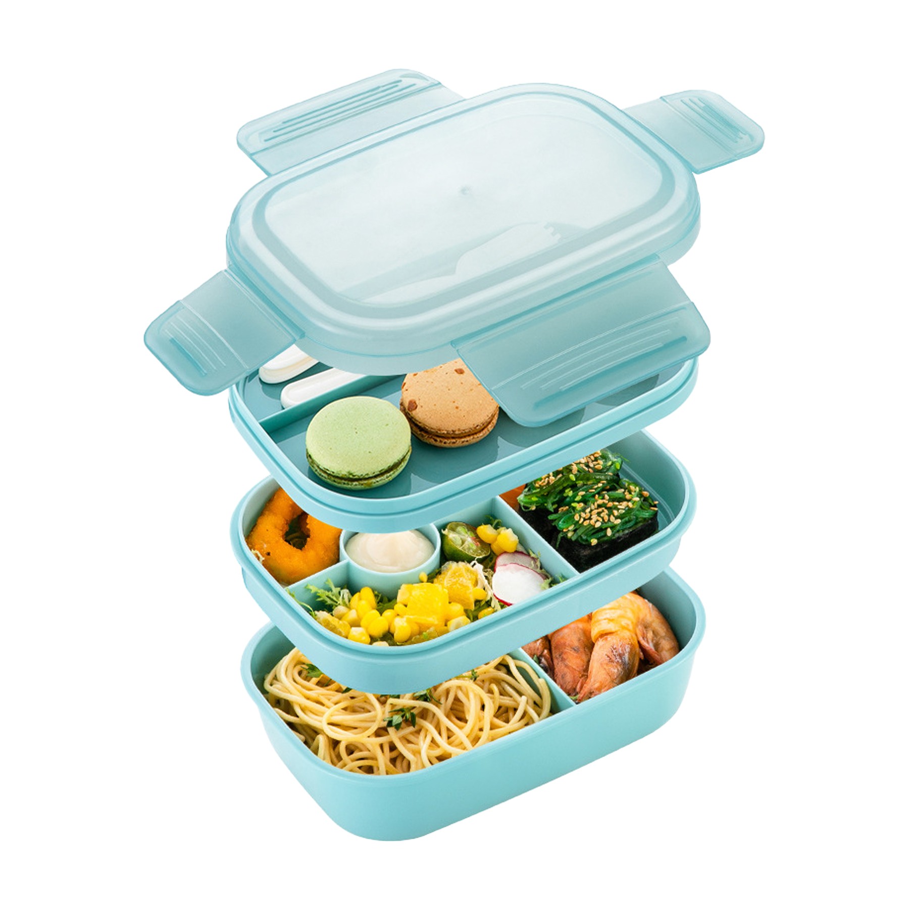 Multilayer Lunchbox Can Be Microwaved 4