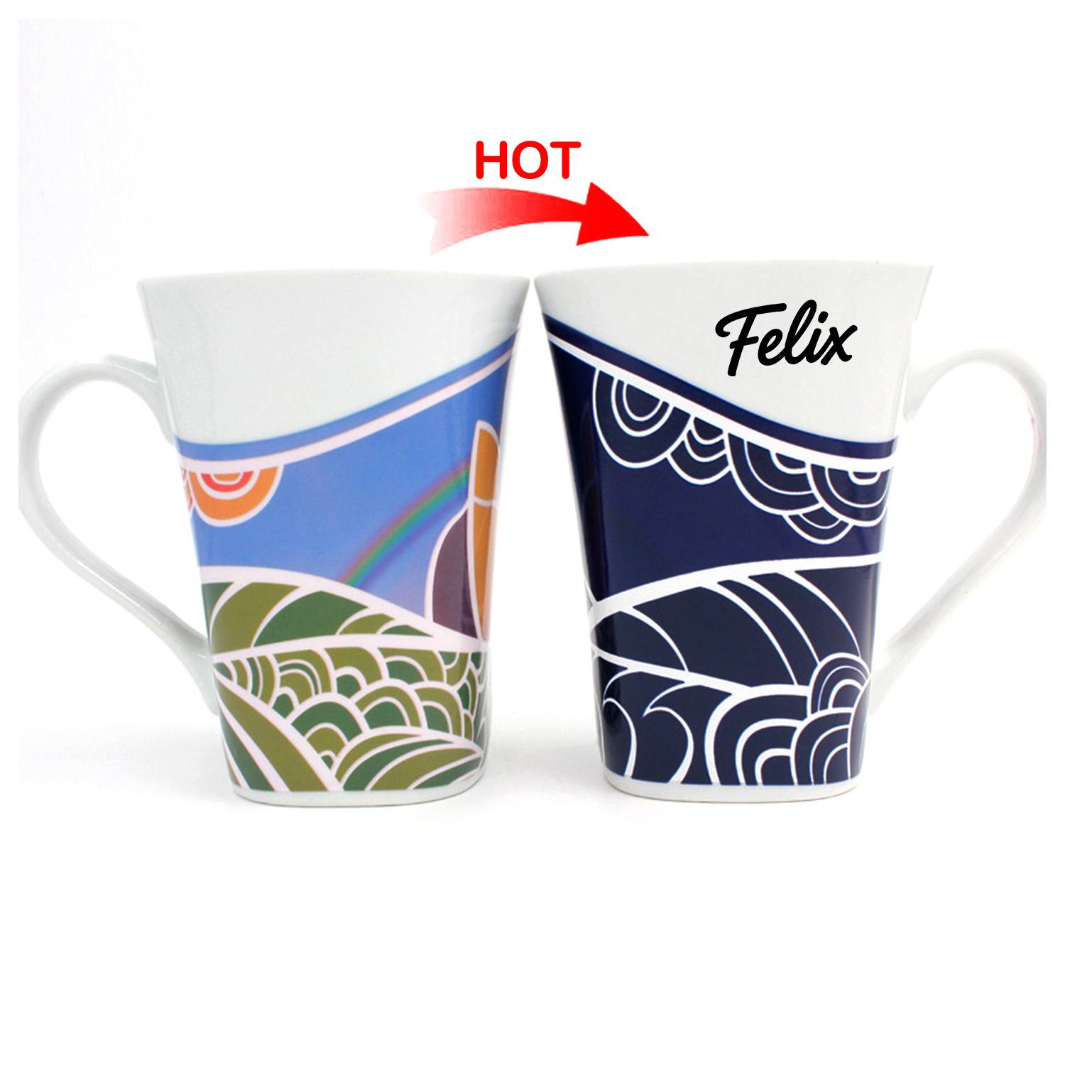 11oz Creative Color Changing Ceramic Mug for Office