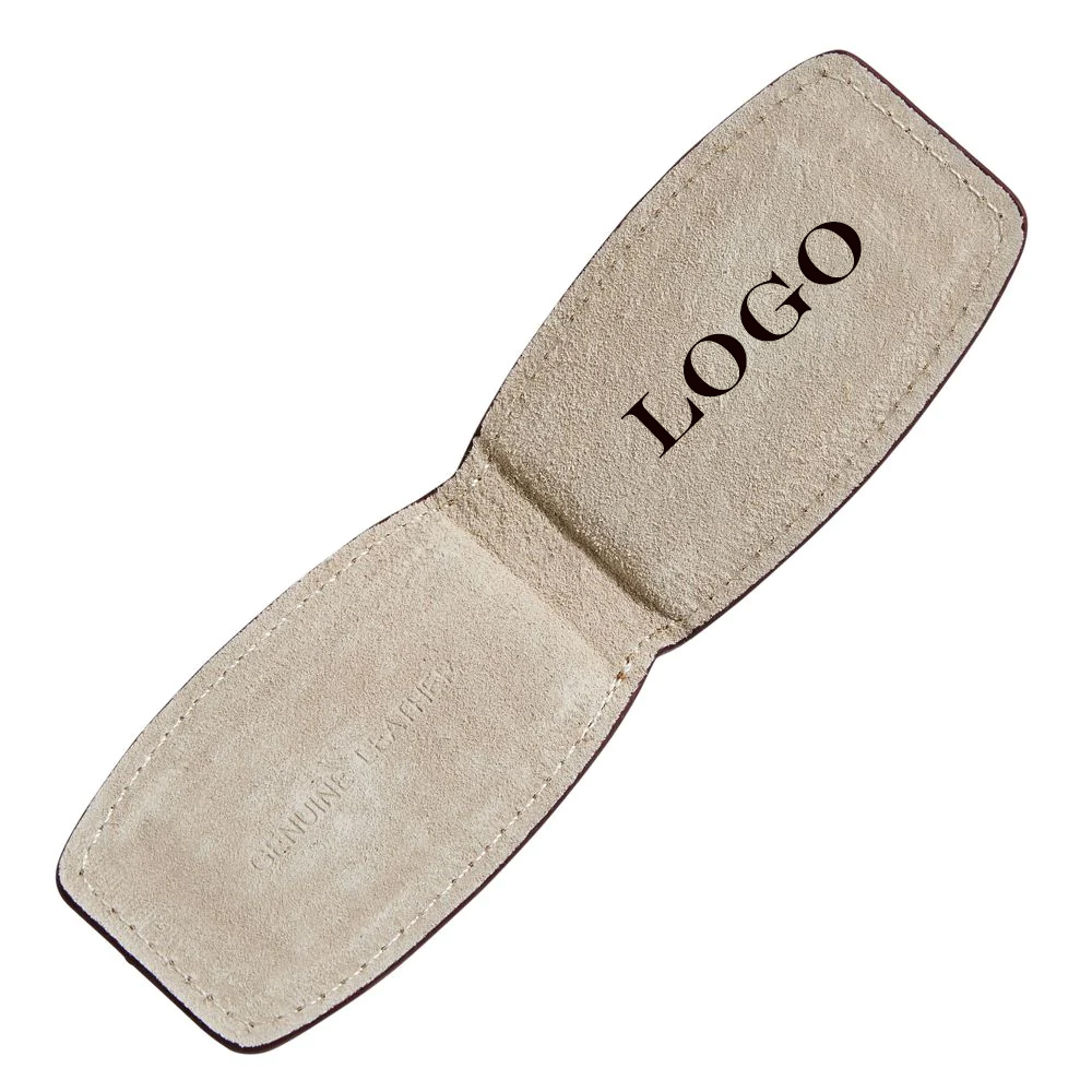 Genuine Leather Magnetic Money Clip. 4