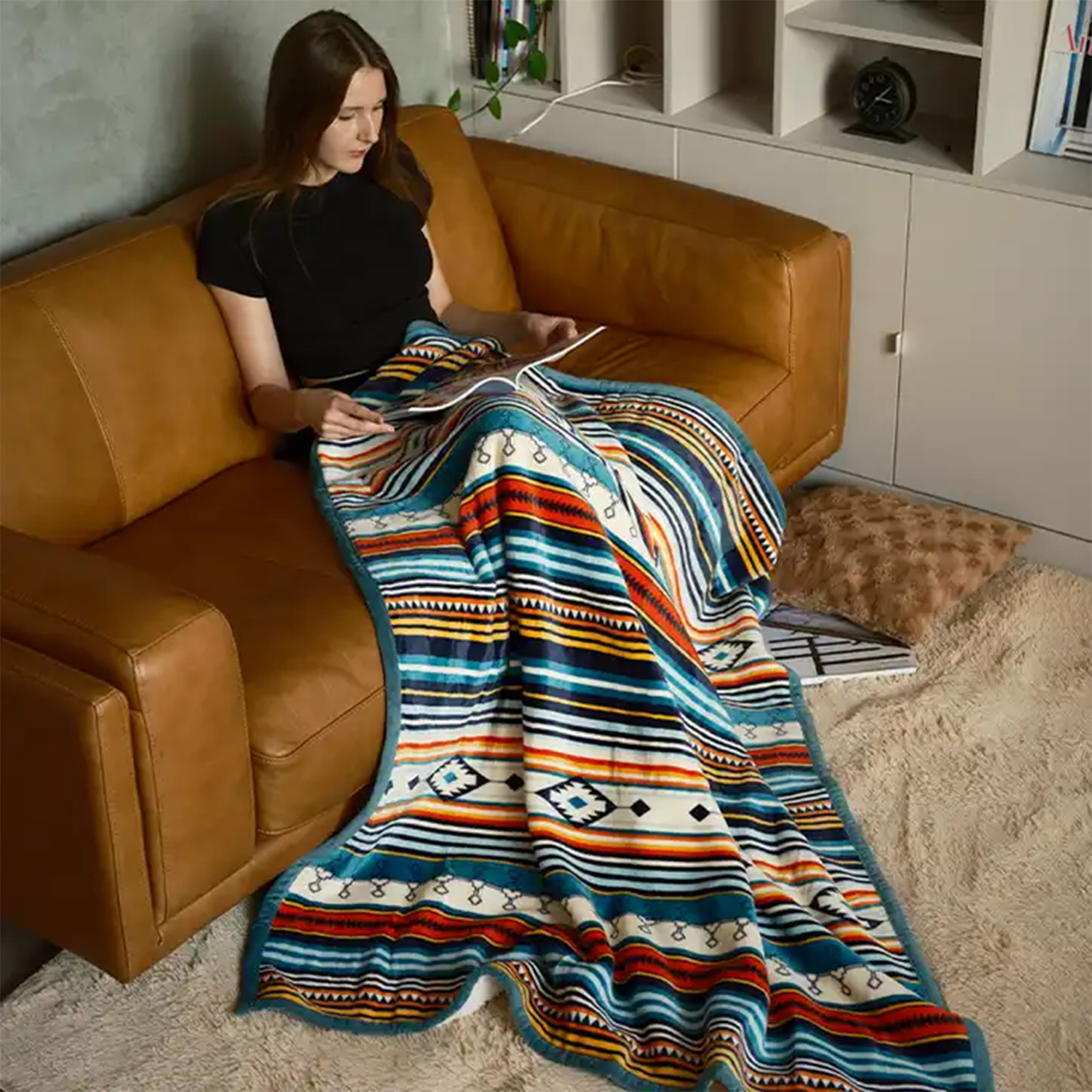 50" x 60" Plush Silk Touch Sublimation Blanket 300 GSM 16
