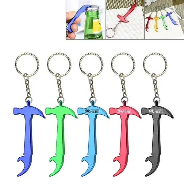 Hammer Shaped Bottle Opener Key Holder 6