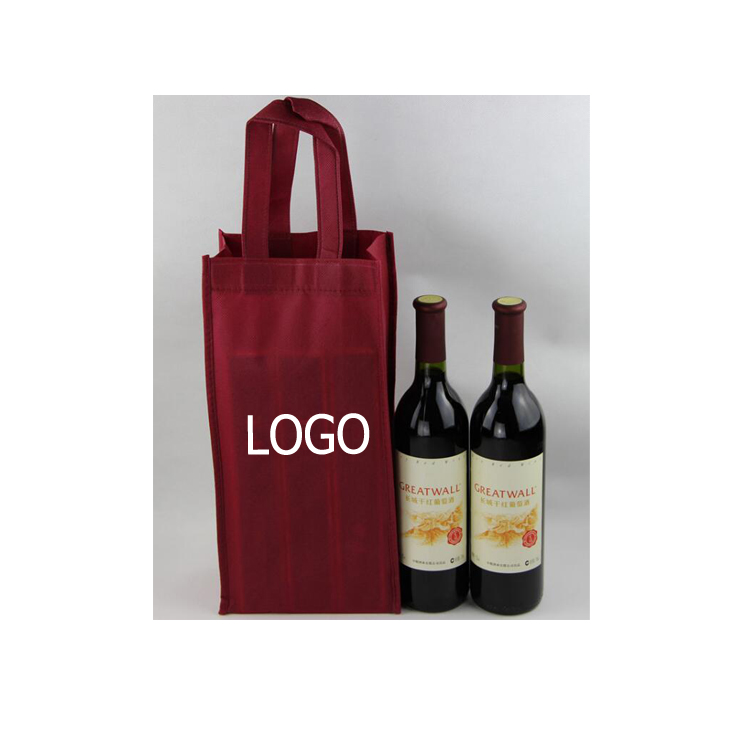 80G Non-Woven 2 Bottle Wine Bag 3