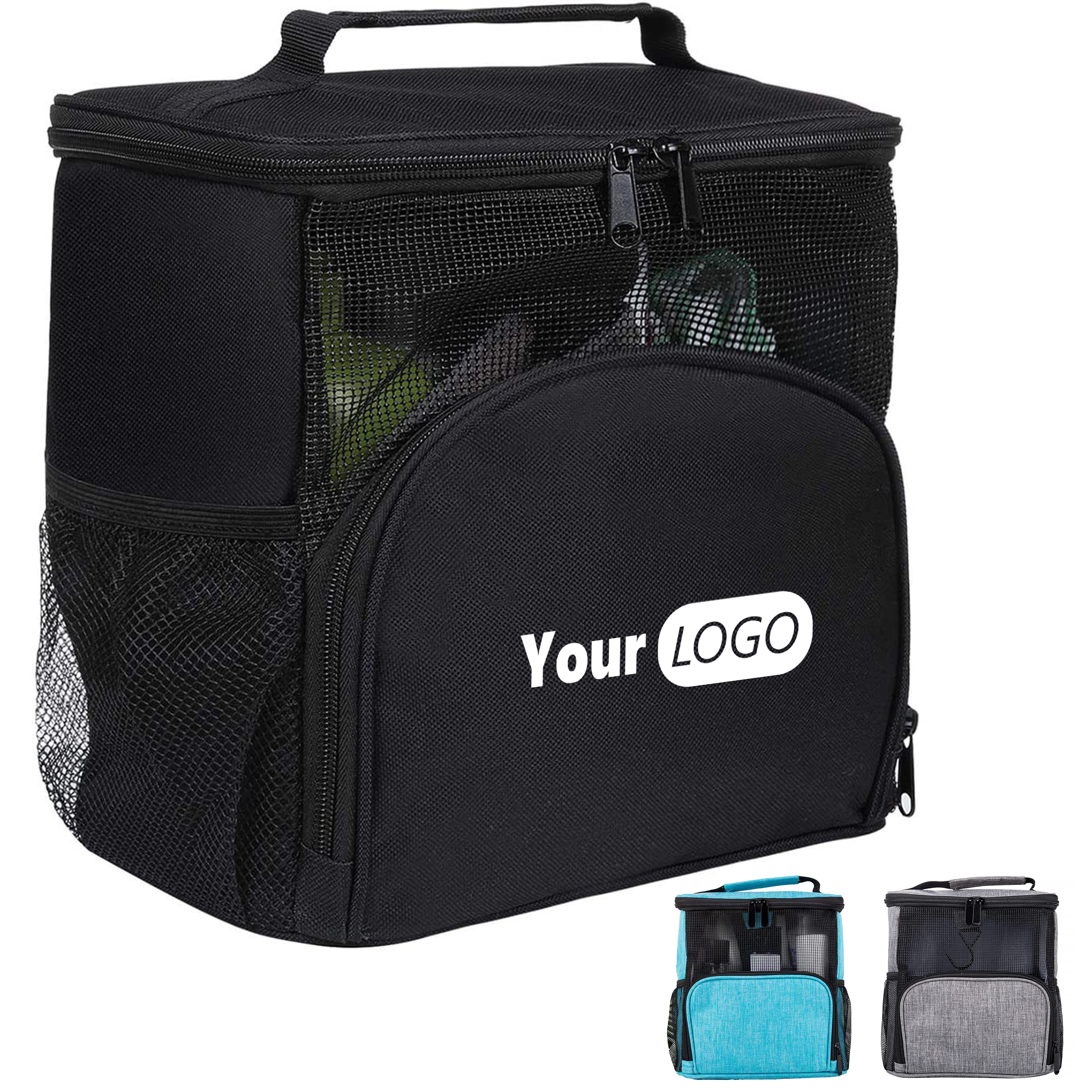 Polyester Foldable Mesh Water Resistant Makeup Bag 3