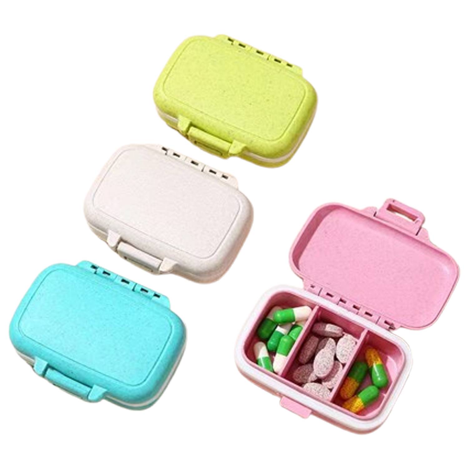 Waterproof Portable Pill Box for Daily Use w/ Compartment 7