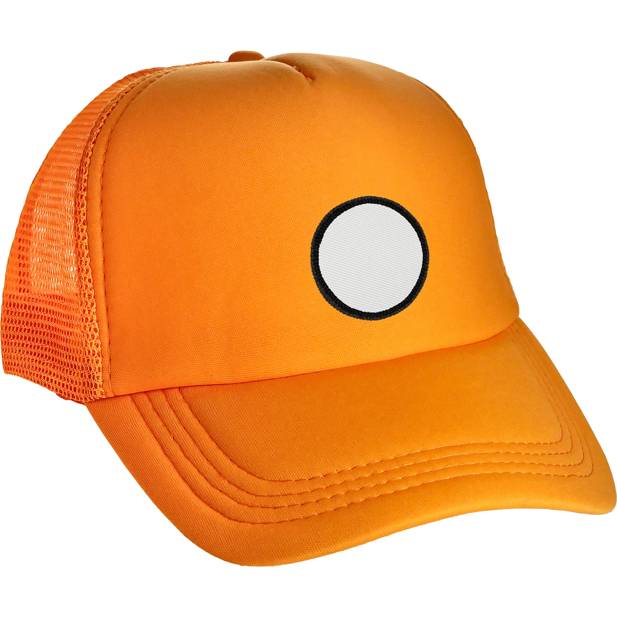 Colorful Foam Embroidered Emblem Trucker Hat 1