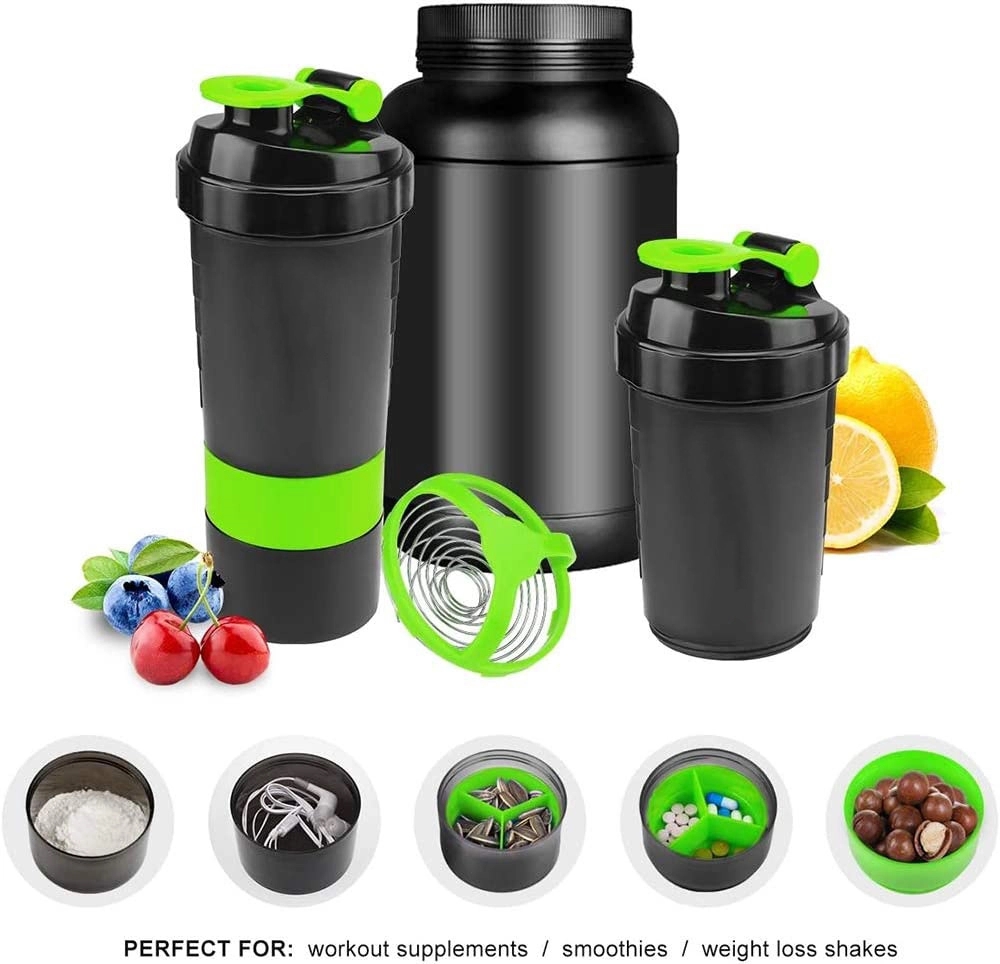 3 Layer Protein Shaker Bottle 2