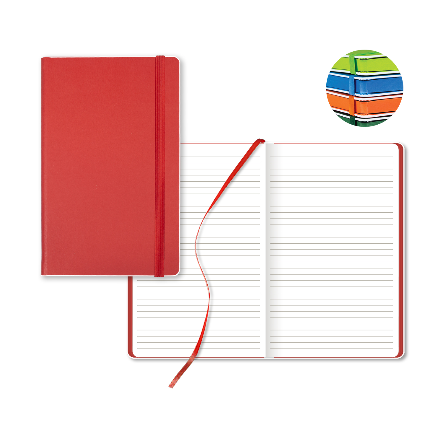 Castelli Color Laser Medio Lined White Page Journal 4