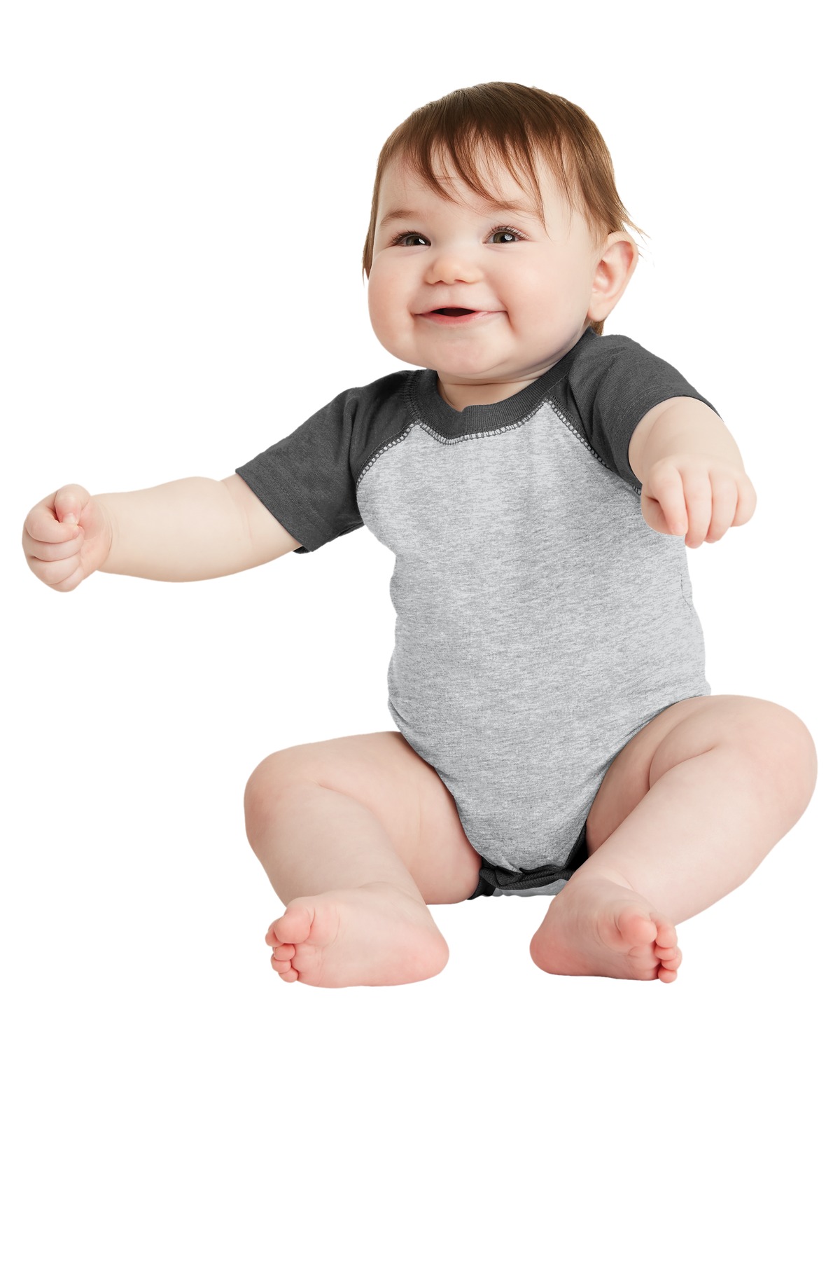 Rabbit Skins Infant Baseball Fine Jersey Bodysuit. RS4430 30