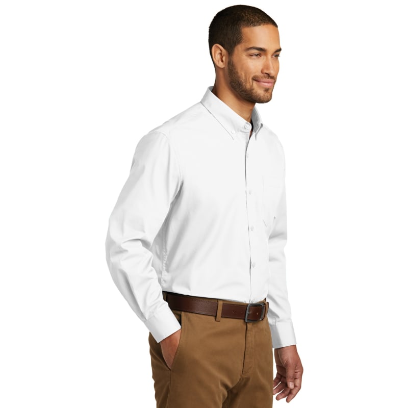 Port Authority Long Sleeve Carefree Poplin Shirt. 47