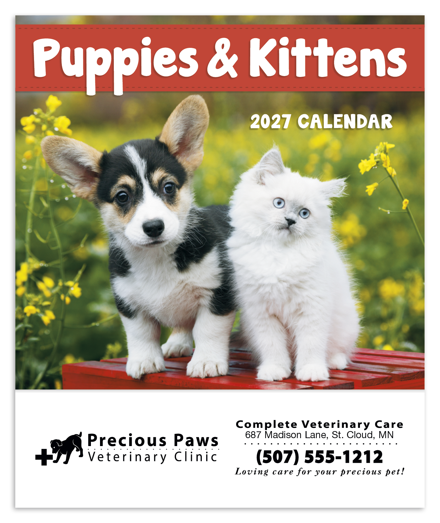 Good Value™ Puppies & Kittens - Mini Calendar 38