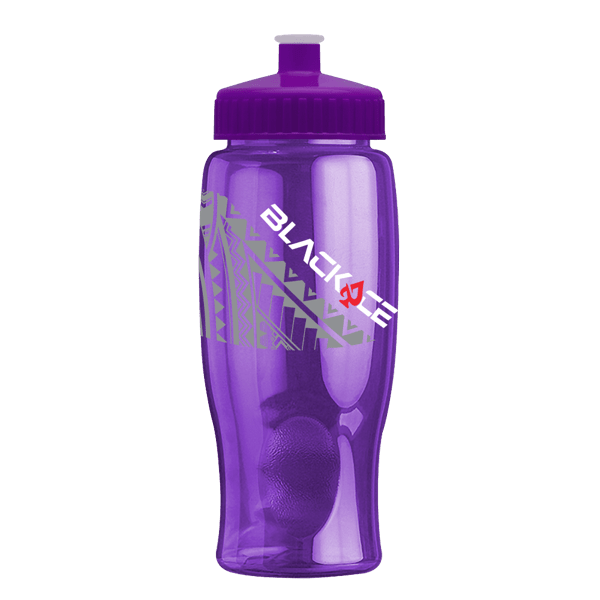 Rotation 27oz Transparent Contour Bottle w/Push-Pull Lid 59